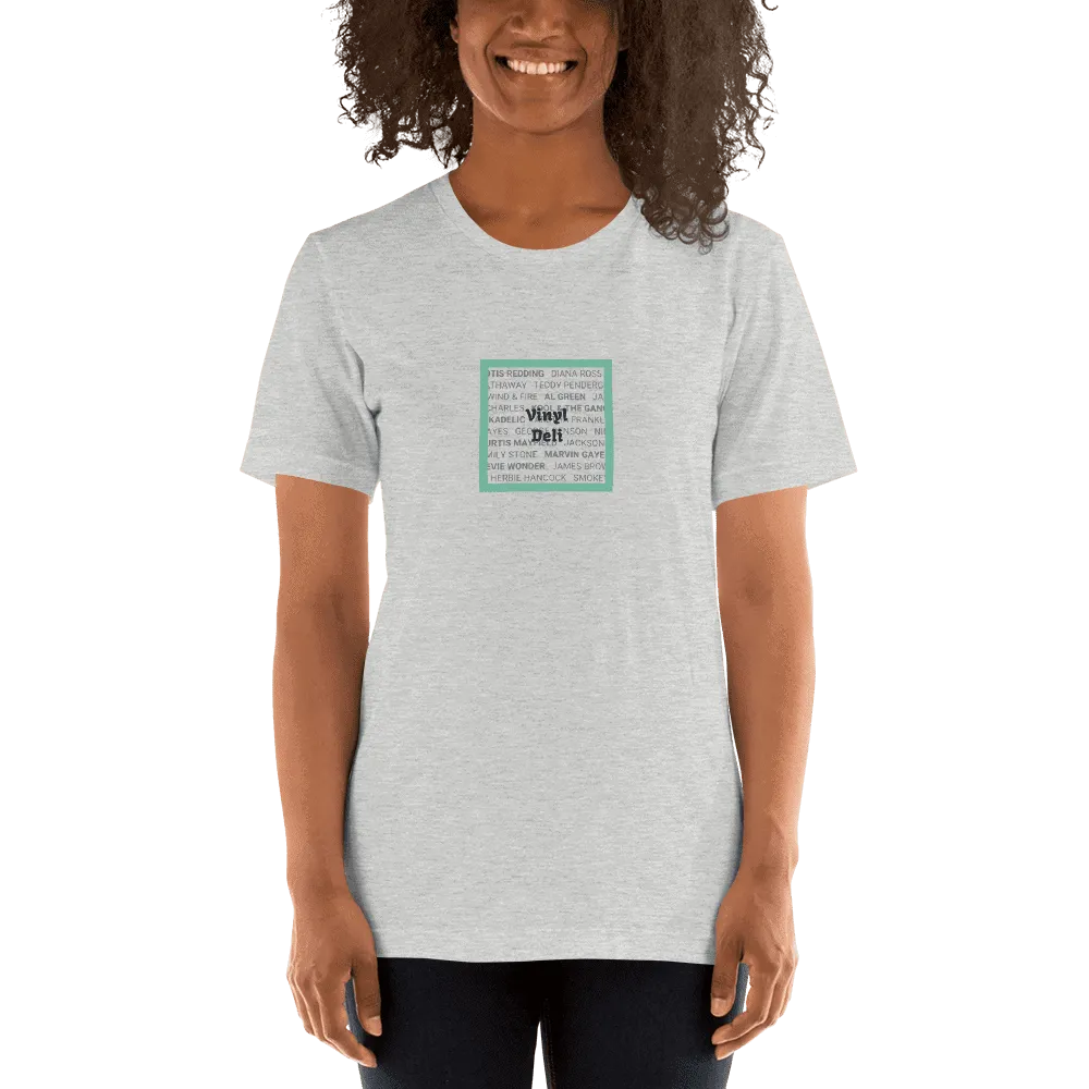 Vinyl Deli Soul Tee maglietta cotone grigio melange