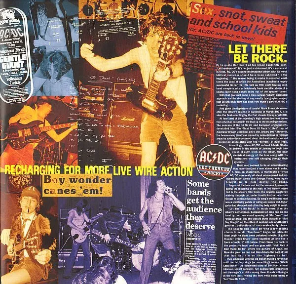 AC/DC Let There Be Rock LP 180g rimasterizzato M