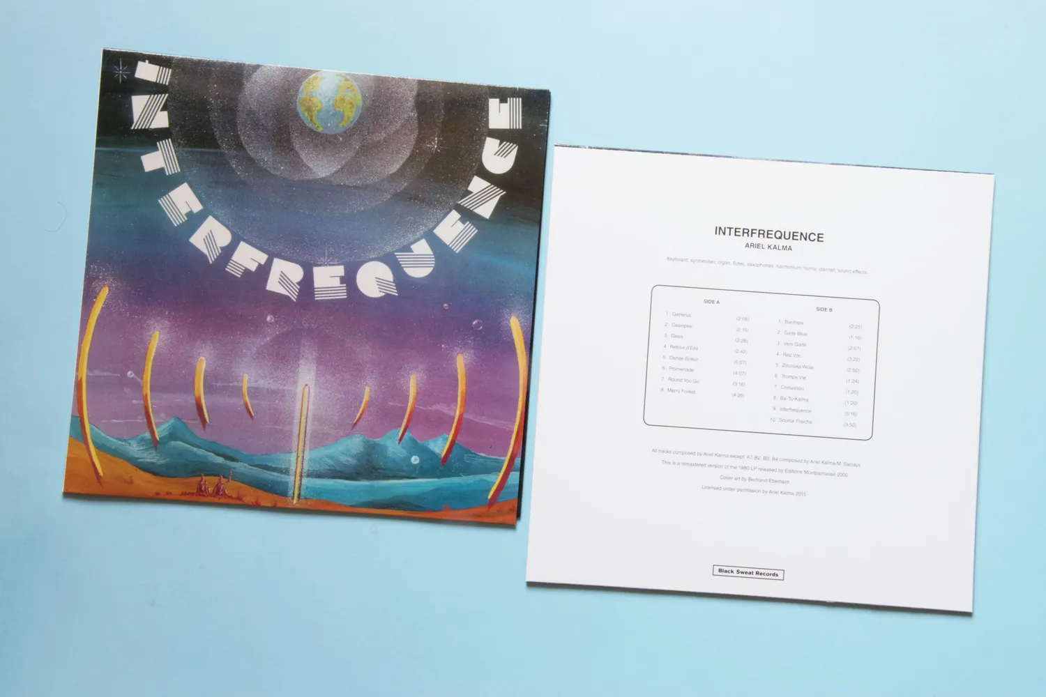 Ariel Kalma Interfrequence vinile LP library