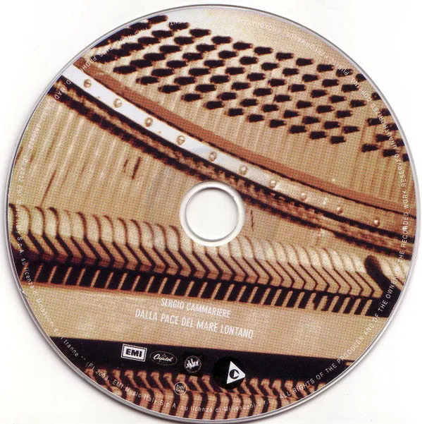 Sergio Cammariere Dalla Pace Del Mare Lontano CD album