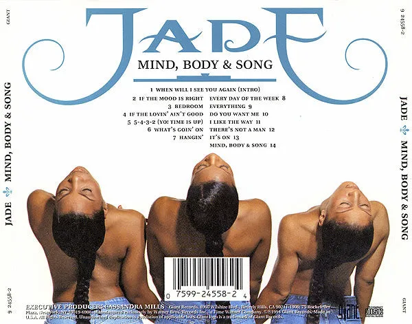 Jade Mind, Body & Song CD album VG+ USA
