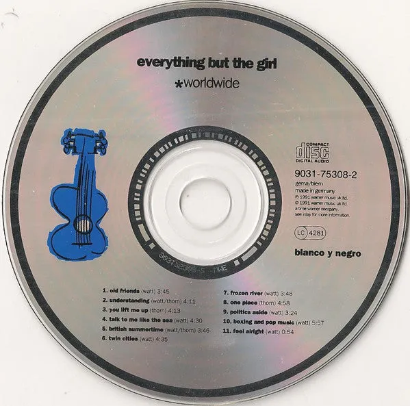 Everything But The Girl Worldwide CD album synth-pop