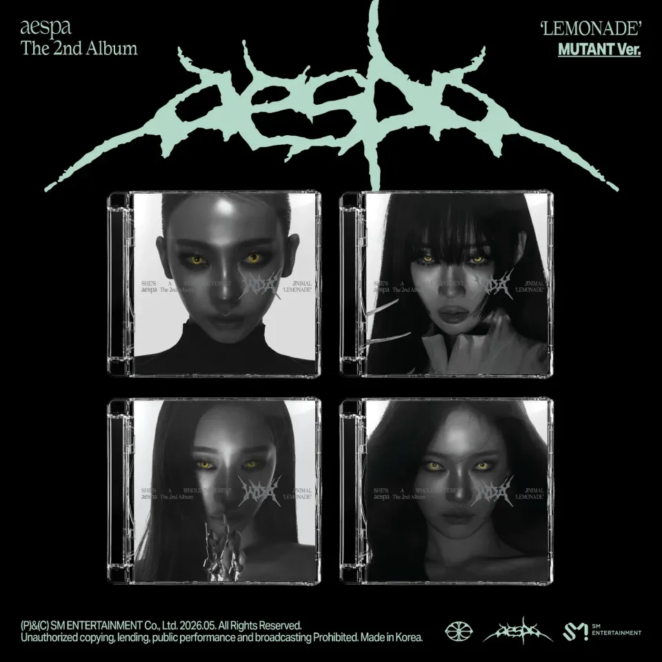 Polydor Records aespa Lemonade Mutant Ver. CD + photocard