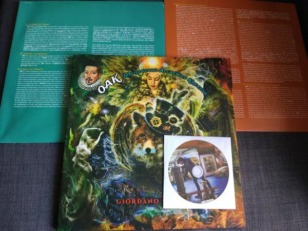 OAK Giordano Bruno 2xLP+CD prog rock Mint 2018