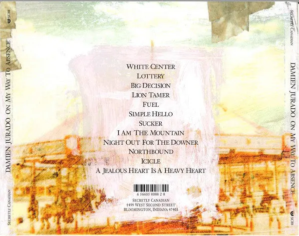 Damien Jurado On My Way To Absence CD usato folk