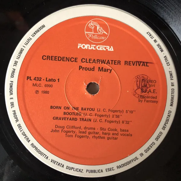 Creedence Proud Mary LP ristampa italiana 1980 NM