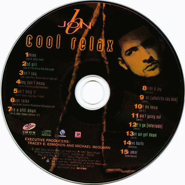 Jon B Cool Relax CD album R&B 1997 edizione USA