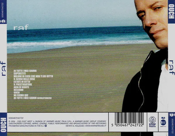 Raf Ouch CD album 2004 ballad pop italiano