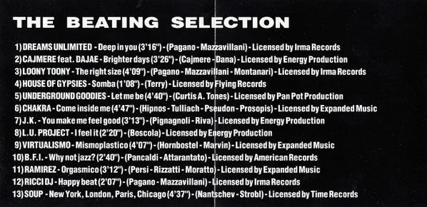 The Beating Selection CD Compilation Mixed House Anni 90