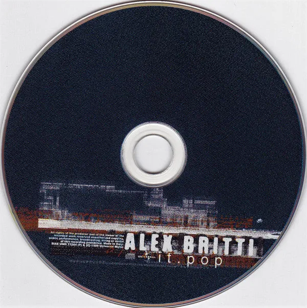 Alex Britti It.Pop CD album pop italiano 1999