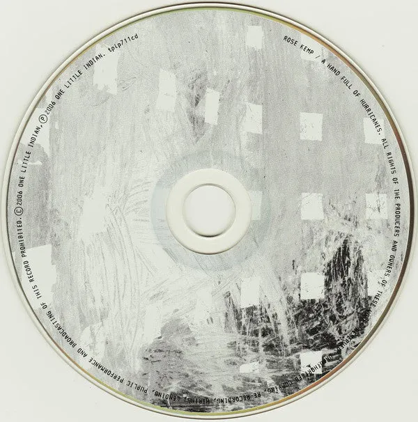 Rose Kemp A Hand Full Of Hurricanes CD album 2006