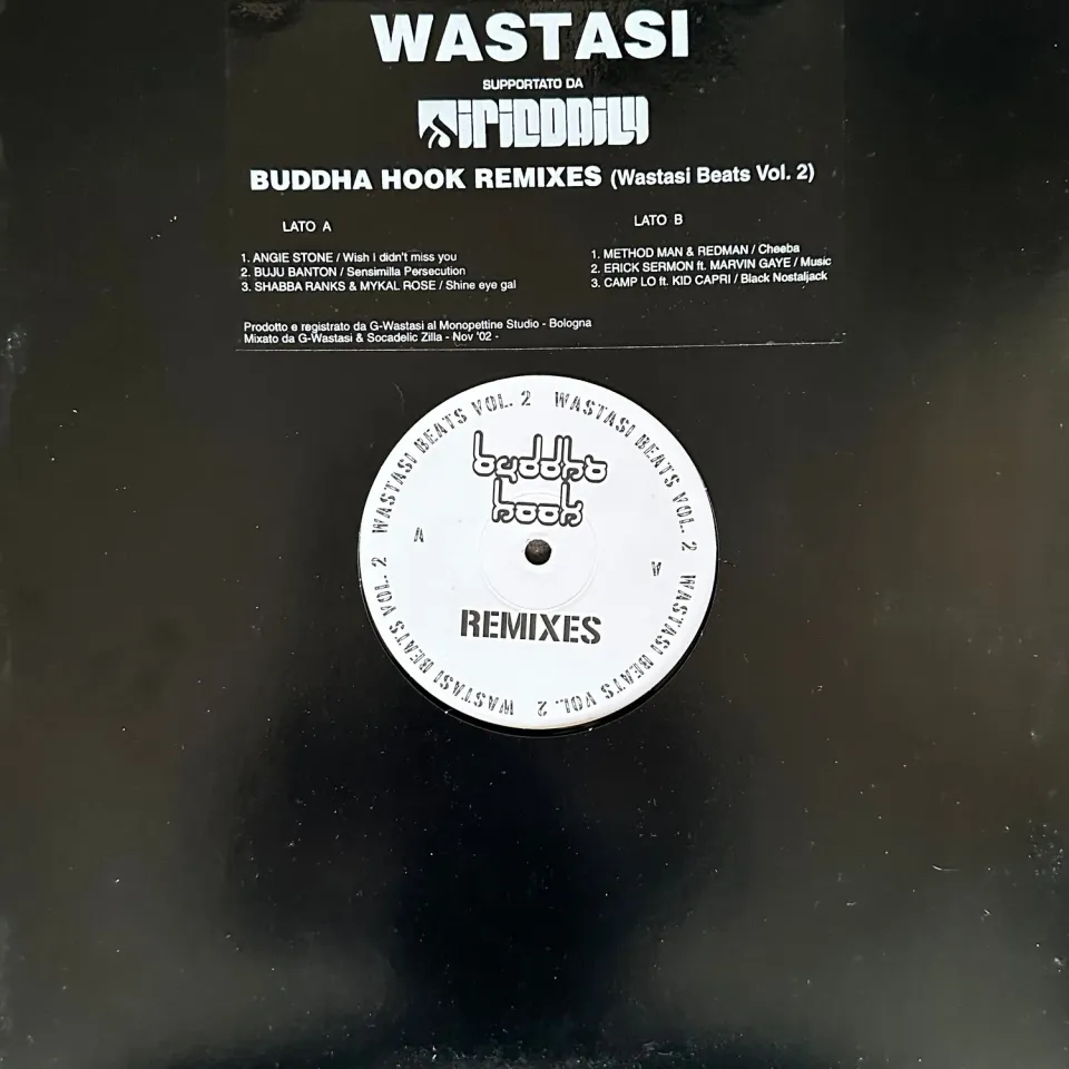 Gopher Buddha Hook Remixes Wastasi Beats Vol.2 vinile 12"