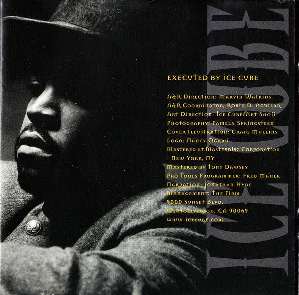 Ice Cube War & Peace Vol.1 The War Disc CD hip hop