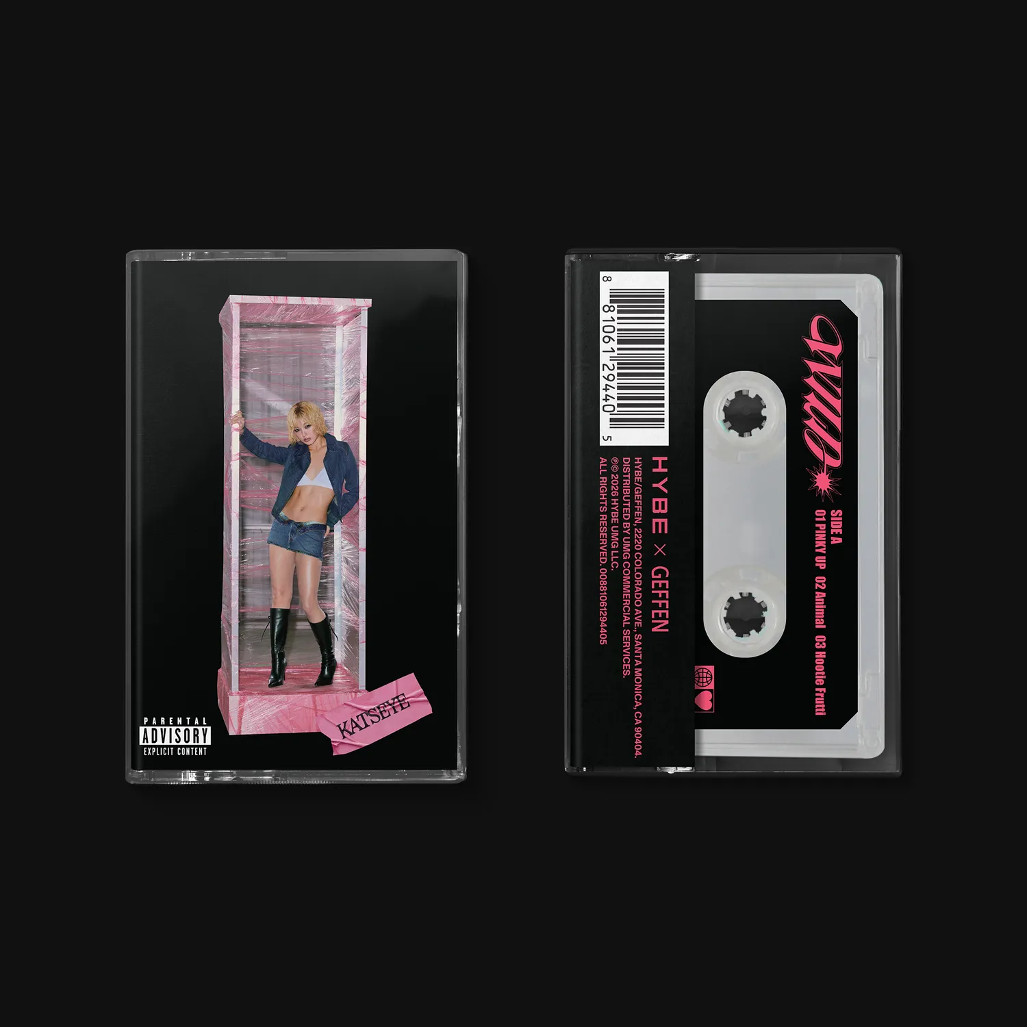Polydor KATSEYE WILD Yoonchae ver musicassetta UK exclusive