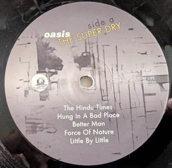 Oasis The Super Dry vinile LP live Tokyo 2002