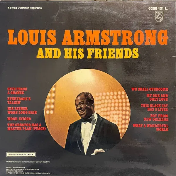 Louis Armstrong And His Friends vinile LP gatefold italiano VG