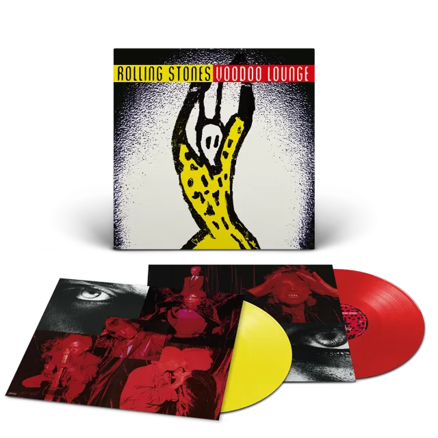 Rolling Stones Voodoo Lounge doppio vinile LP rosso giallo