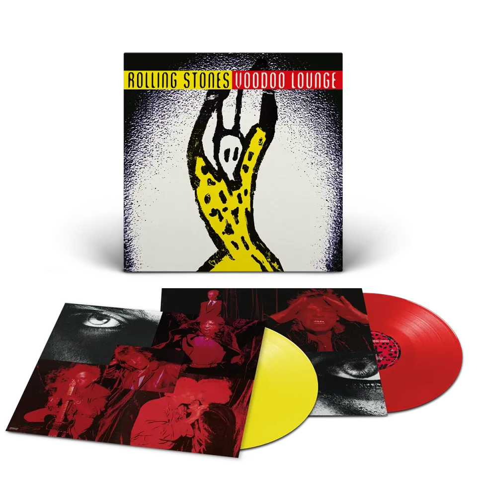 Rolling Stones Voodoo Lounge doppio vinile LP rosso giallo