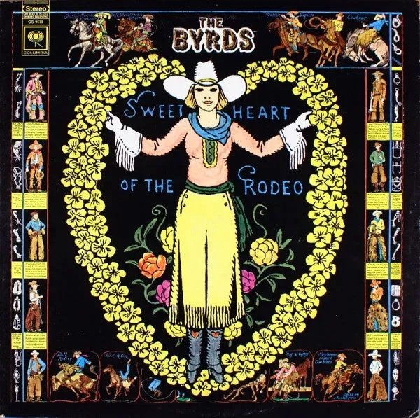Byrds Sweetheart of the Rodeo LP country rock ristampa NM
