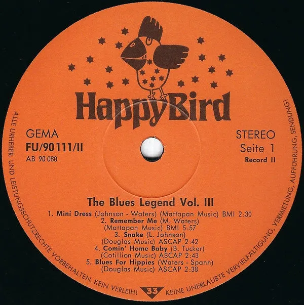 Various The Blues Legend Vol. 3 4xLP box blues cofanetto