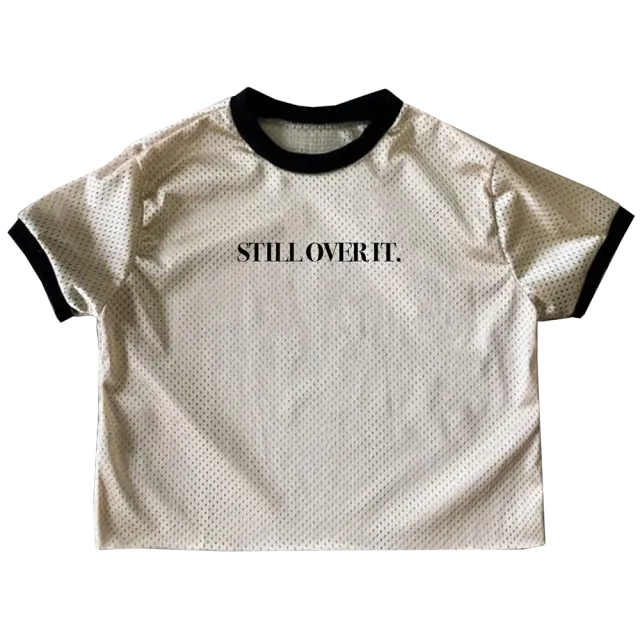 Summer Walker Still Over It t-shirt mesh bianca ringer