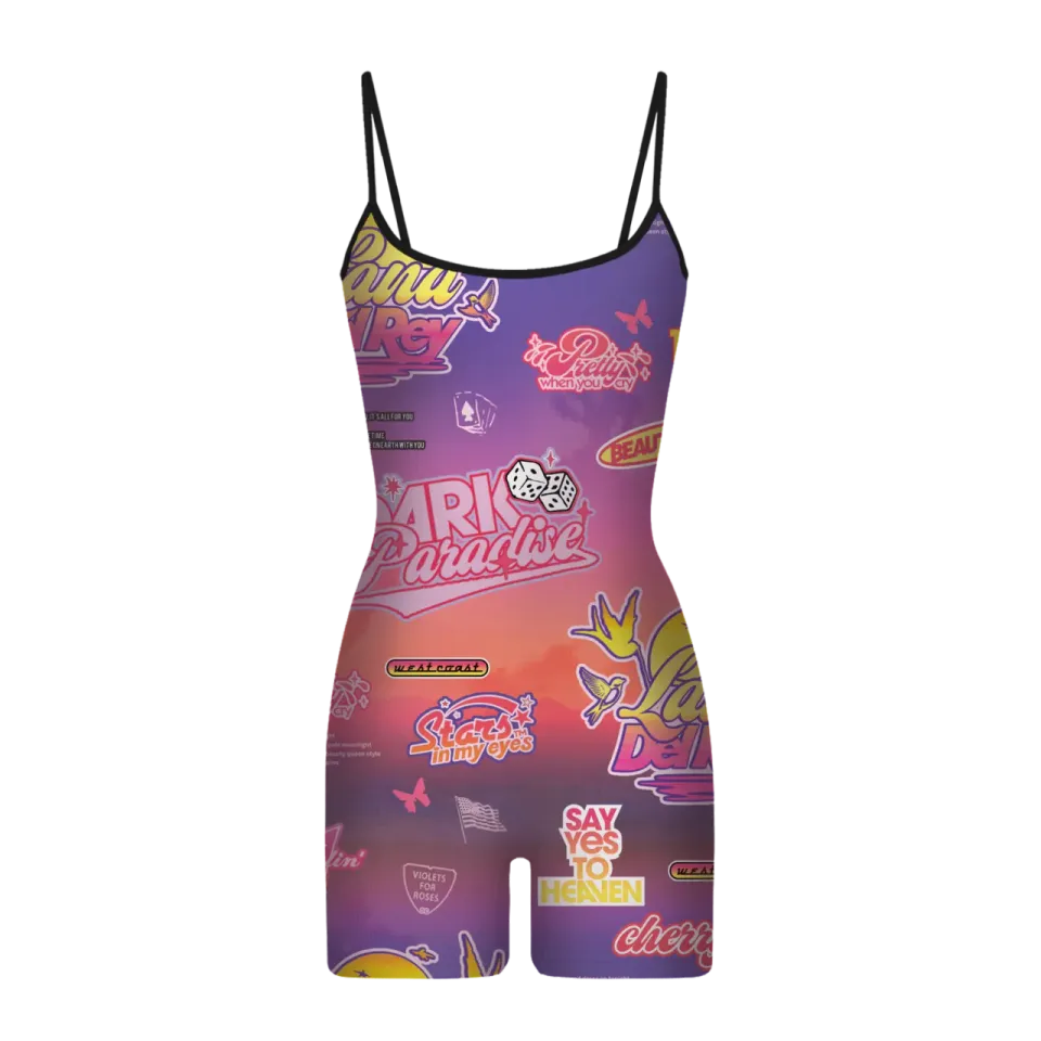 Polydor Bodysuit Paradise Print body poliestere