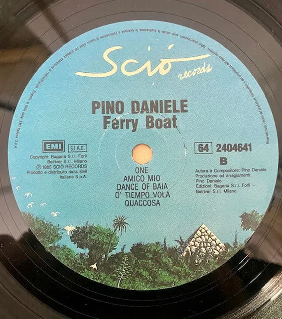 Pino Daniele Ferry Boat LP vinile 1985 jazz-rock