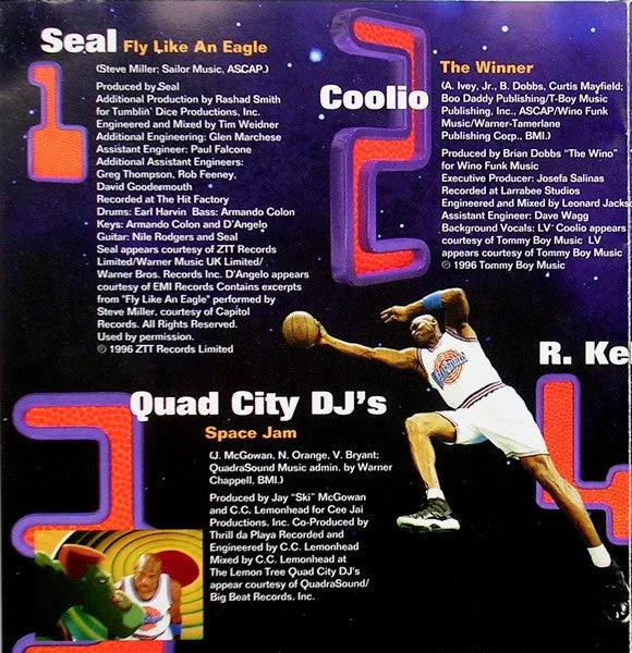 Various Space Jam CD colonna sonora usata NM 1996