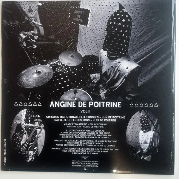 Angine De Poitrine Vol. II vinile LP 180g nero ristampa