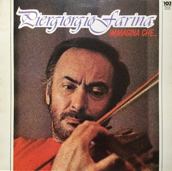 Piergiorgio Farina Immagina Che LP vinile violino 1983 VG+