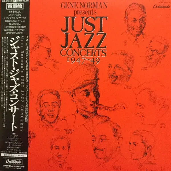 Various Gene Norman Just Jazz Concerts 3 vinili LP mono