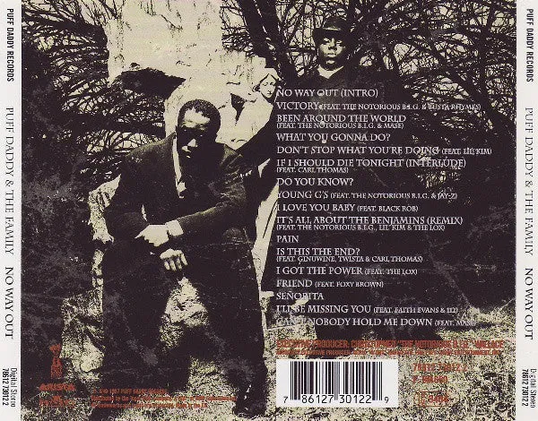 Puff Daddy & The Family No Way Out CD album 1997