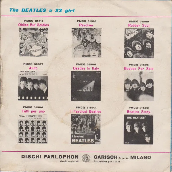 The Beatles Penny Lane Strawberry Fields singolo 45 giri 7'' VG