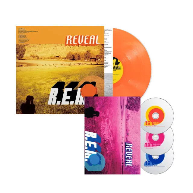R.E.M. Reveal bundle 2CD+Blu-ray+LP arancione