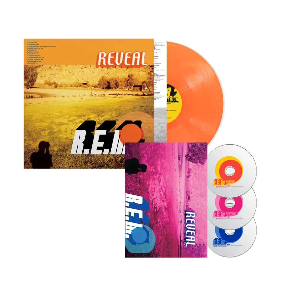 R.E.M. Reveal bundle 2CD+Blu-ray+LP arancione