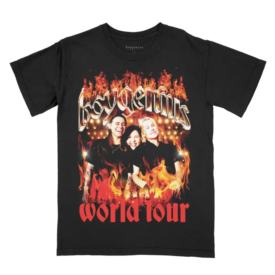 World Tour shopper tela cotone stampe fronte retro