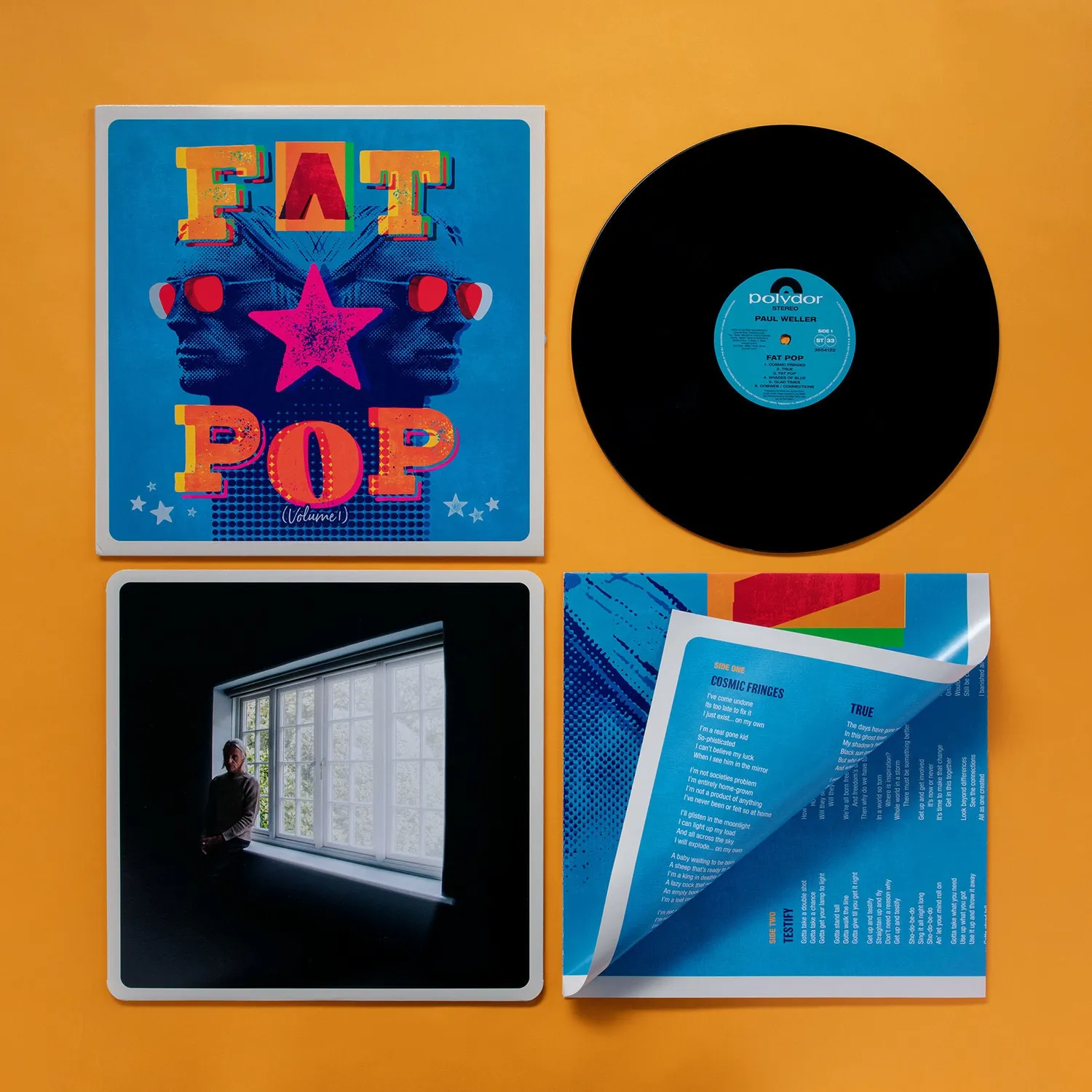 Paul Weller Fat Pop vinile LP nero pesante