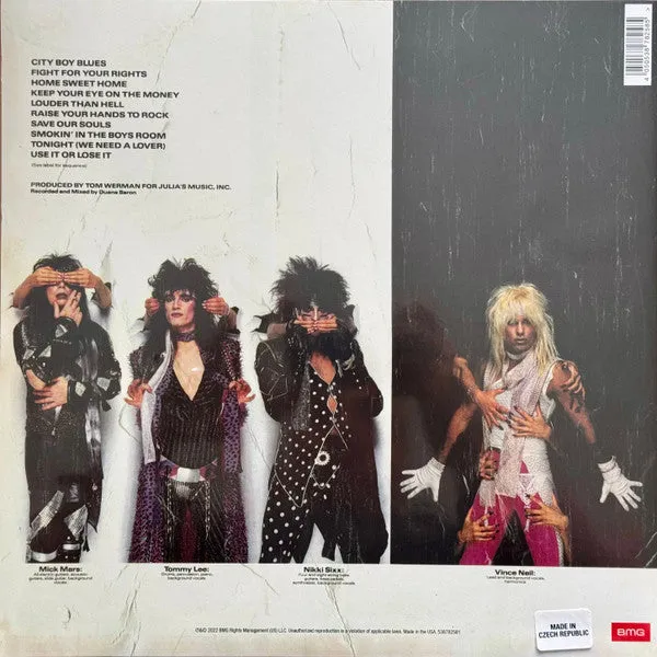 Mötley Crüe Theatre Of Pain LP vinile remaster 2022