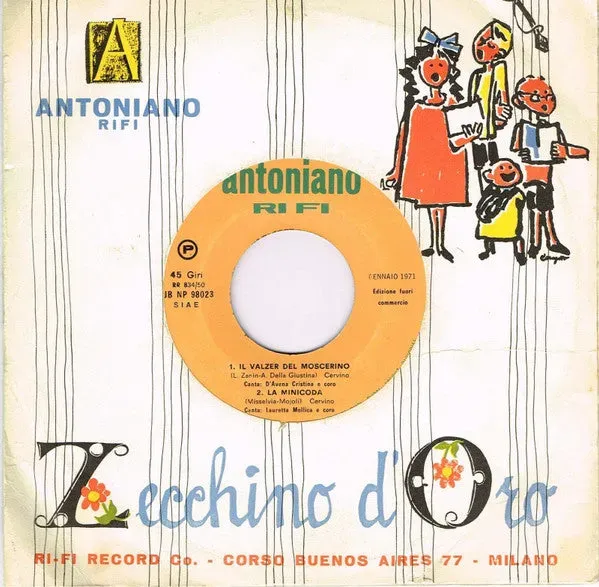 Piccolo Coro Antoniano Ballata Elefanti 7" promo VG