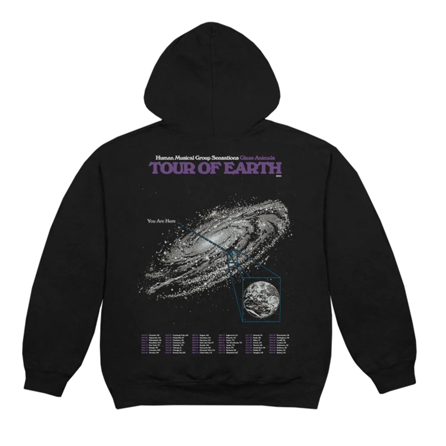 Glass Animals I Love You So F***ing Much felpa hoodie nera