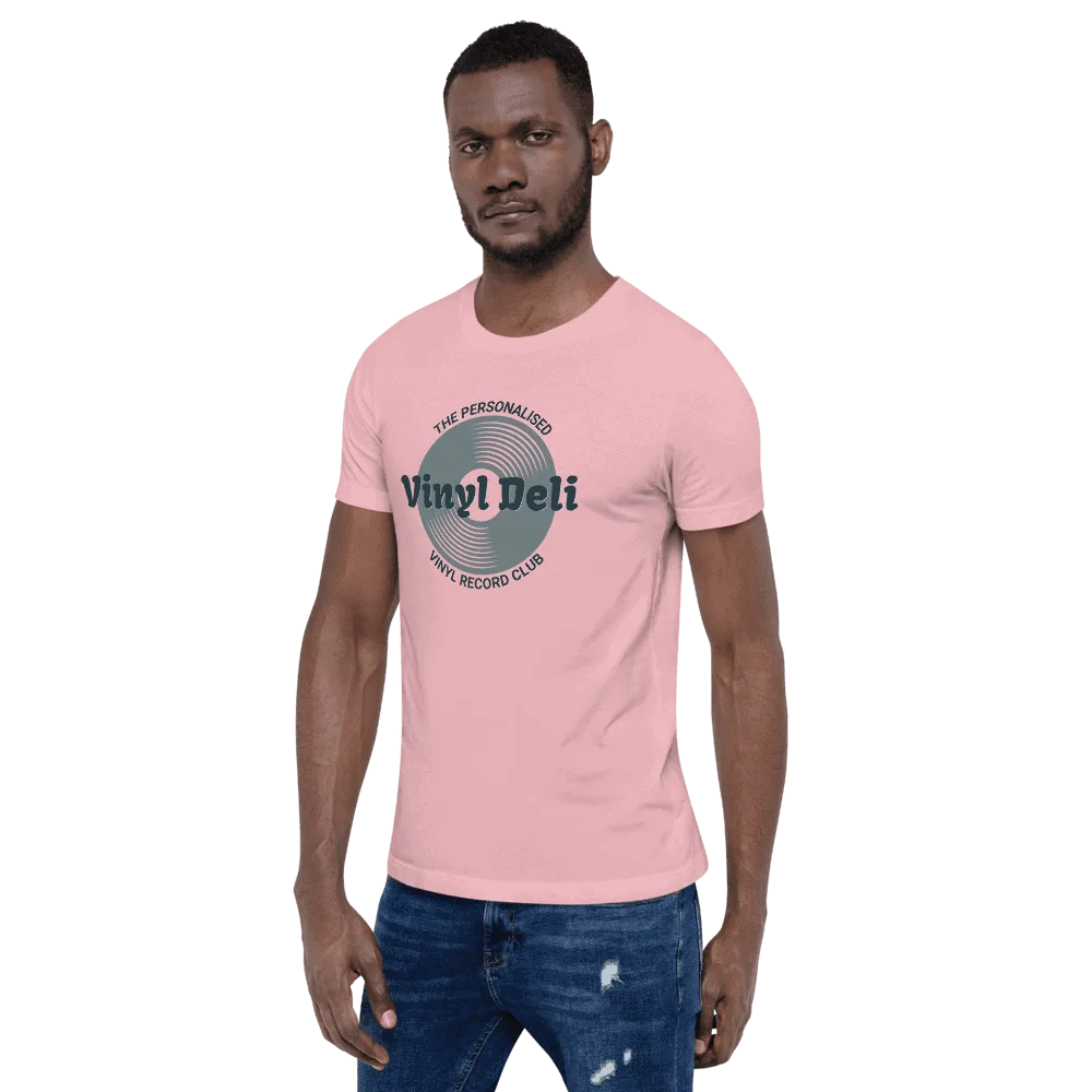 Vinyl Deli Record Club T-Shirt Rosa Cotone M