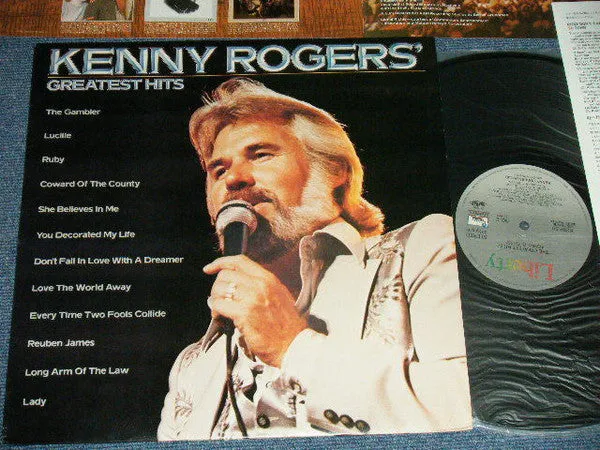 Kenny Rogers Greatest Hits vinile LP compilation giapponese