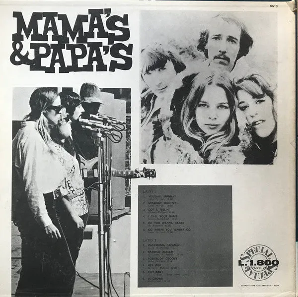 Mamas & Papas Mamas & Papas LP mono italiano VG+