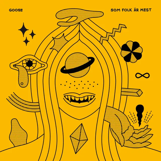 Black Sweat Goose Som Folk Är Mest Vinile LP svedese