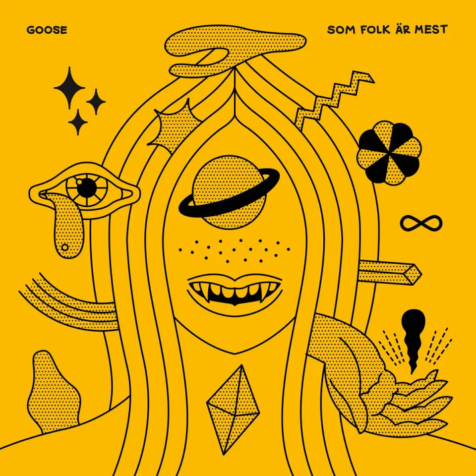 Black Sweat Goose Som Folk Är Mest Vinile LP svedese