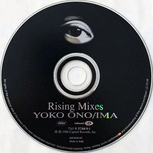 Yoko Ono Ima Rising Mixes CD enhanced NM 1996