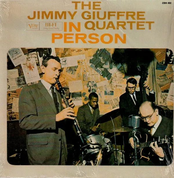 Jimmy Giuffre Quartet In Person LP cool jazz NM