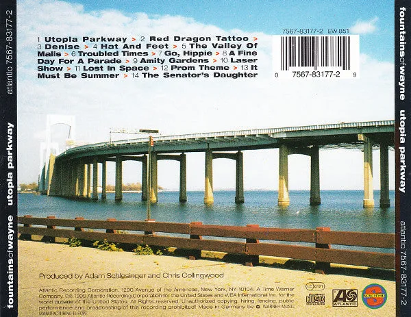 Fountains Of Wayne Utopia Parkway CD album usato indie rock