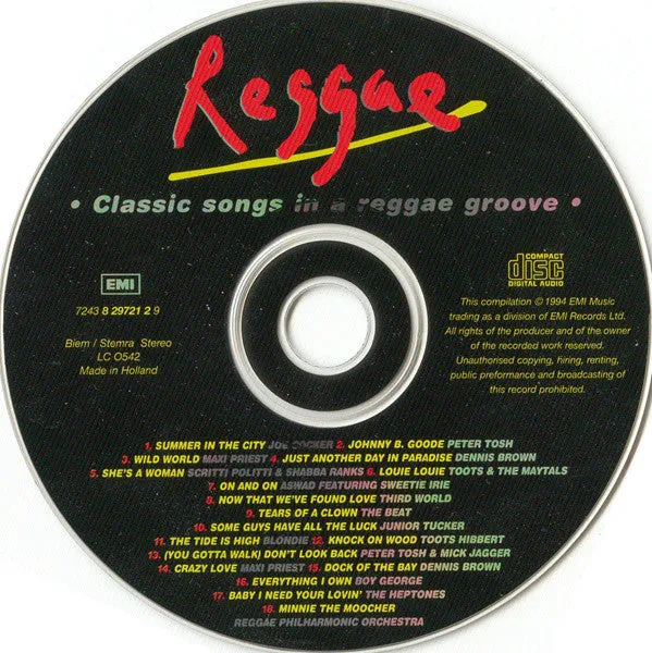 Various Classic Songs In A Reggae Groove CD compilation 1994