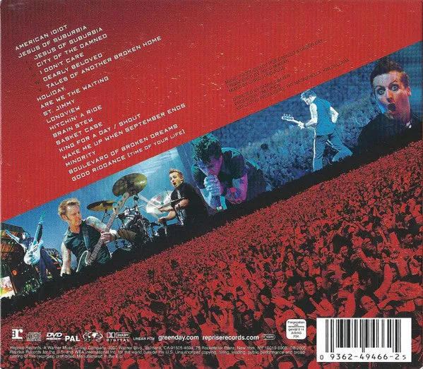 Green Day Bullet In A Bible CD + DVD live usato VG+